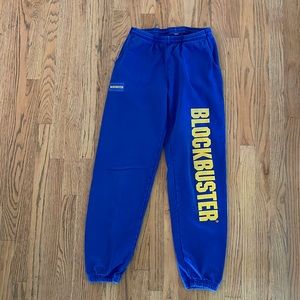 VINTAGE Blockbuster Sweat Pants - UNISEX